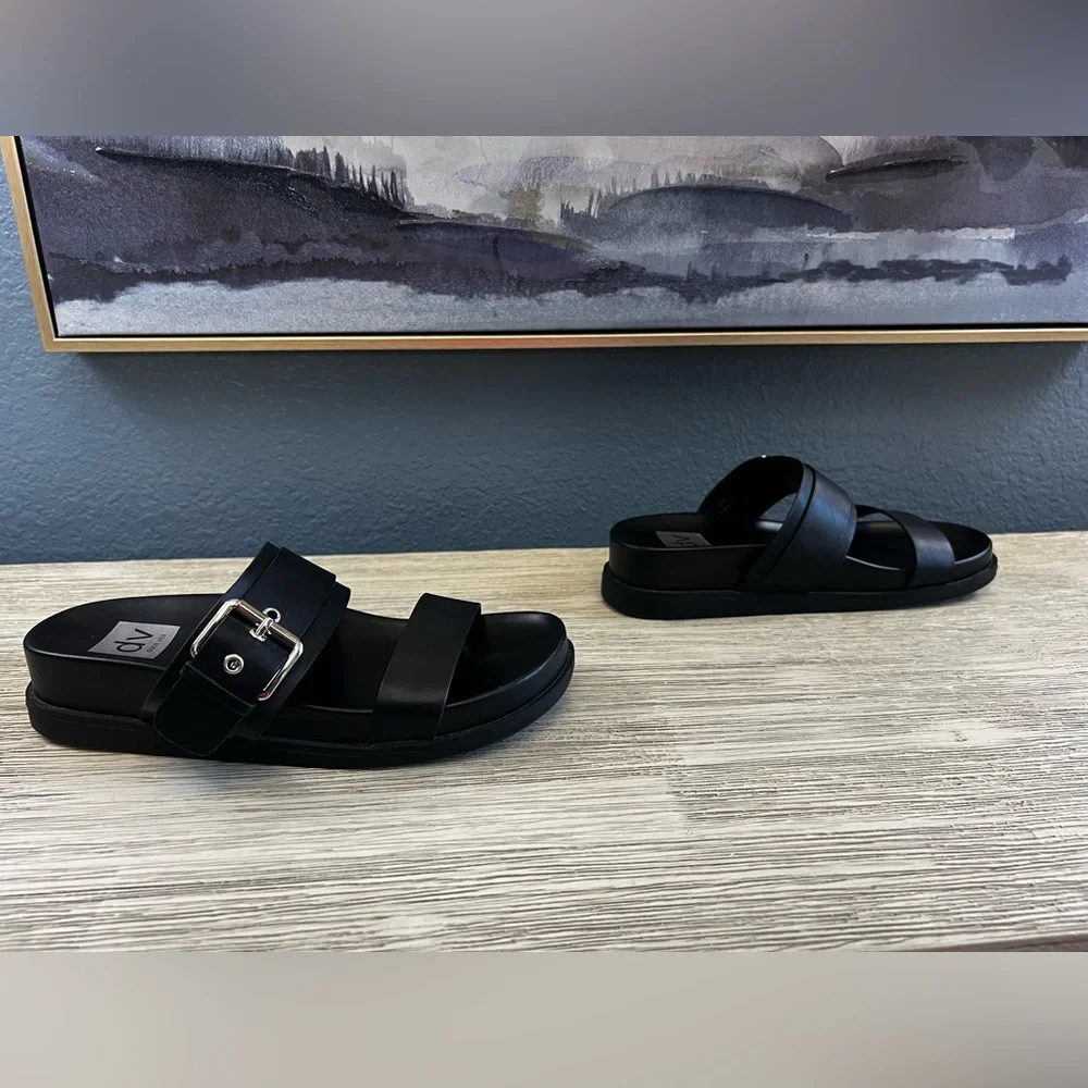 GREAT CONDITION!!!! Dolce Vita Annie Black Slide Sandals